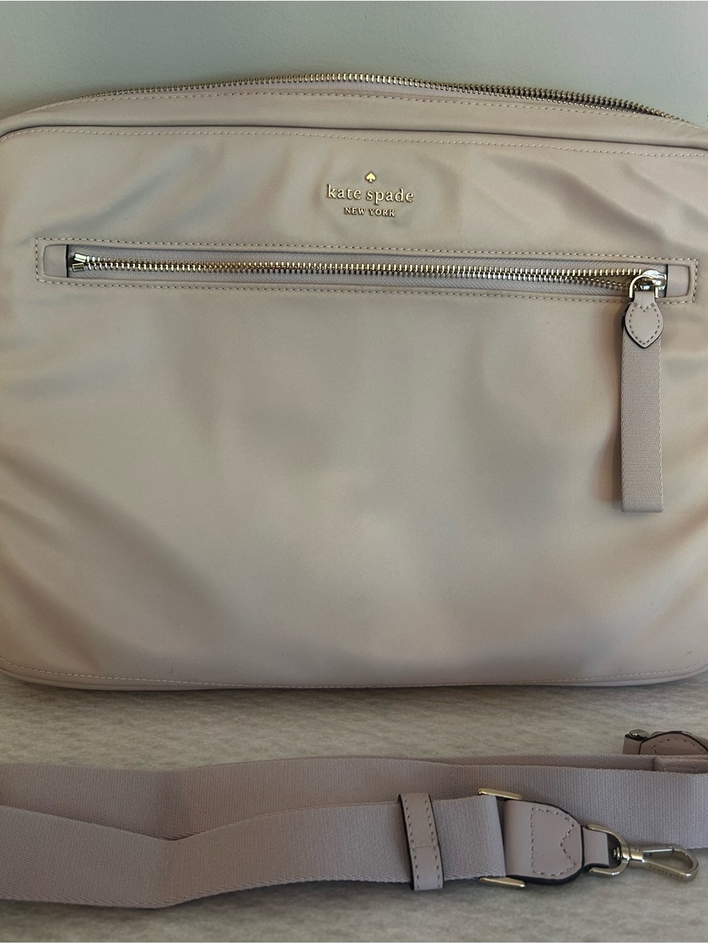 kate spade Blush Pink Crossbody with Front Zip